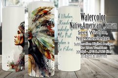 Seek Wisdom Not Knowledge Native American Style Tumbler Product Image 1