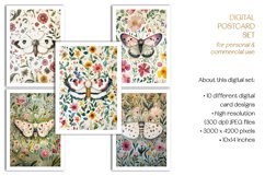 Botanical Butterflies Postcard and Art Print Set Product Image 5
