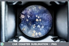 GorgeousWatercolor Car Coaster design.