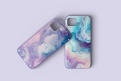 Watercolor Nebula Digital Papers PNG, Space and galaxy Product Image 4