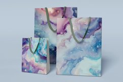Watercolor Nebula Digital Papers PNG, Space and galaxy Product Image 3