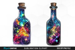 Watercolor Nebula Potion Exquisite Clipart Product Image 1