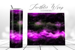 Starry Watercolor Night Sky Tumbler Background Product Image 1