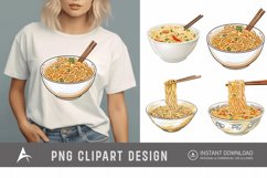 Watercolor Noodles Clipart Product Image 1