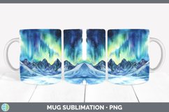 GorgeousWatercolor Mug Wrap design.