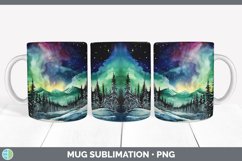 GorgeousWatercolor Mug Wrap design.