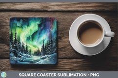 GorgeousWatercolor Square Coaster design.