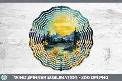 GorgeousWatercolor Wind Spinner design.