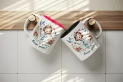 Watercolor nurse girl nursing woman stethoscope Nurse Power quote print 20 oz tumbler skinny mug wrap clipart t-shirt sublimation printable design