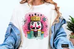 Preppy Watercolor Nutcracker PNG Product Image 5