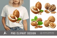 Watercolor Nuts Clipart Product Image 1