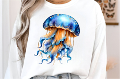 Watercolor Ocean Animals Clipart Product Image 2