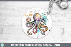GorgeousWatercolor Keychain design.