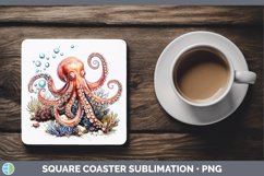 GorgeousWatercolor Square Coaster design.