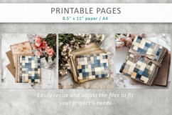 watercolor scrapbook paper, printable pages Product Image 5