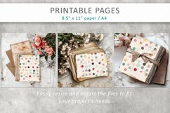 dots old paper printables, scrapbook paper Product Image 4