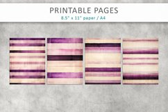 Watercolor old paper printables, Watercolor scrapbook paper Product Image 3