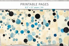 Aged watercolor paper, scrapbook paper Product Image 2