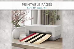 Aged watercolor paper, old paper printable Product Image 4