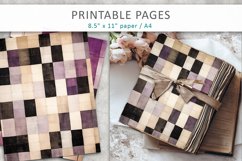 Watercolor scrapbook paper, junk journal pages Product Image 1