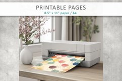 Grunge watercolor journal kit, scrapbook paper Product Image 4