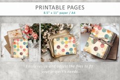 Grunge watercolor journal kit, scrapbook paper Product Image 5