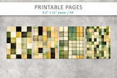 watercolor journal kit, scrapbook paper Product Image 3