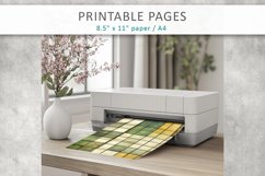 watercolor journal kit, scrapbook paper Product Image 5