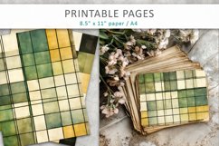 watercolor journal kit, scrapbook paper Product Image 6