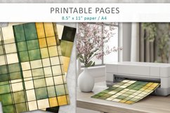 watercolor journal kit, scrapbook paper Product Image 1