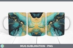 GorgeousWatercolor Mug Wrap design.