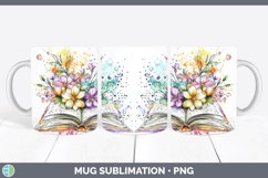 GorgeousWatercolor Mug Wrap design.