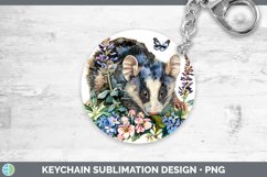 GorgeousWatercolor Keychain design.