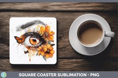 GorgeousWatercolor Square Coaster design.