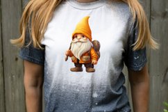 Orange Gnome Watercolor Clipart Bundle Product Image 5