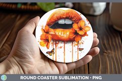 GorgeousWatercolor Round Coaster design.