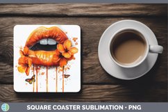GorgeousWatercolor Square Coaster design.