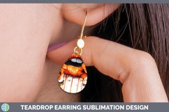 GorgeousWatercolor Teardrop Earrings design.