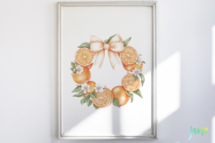 Watercolor Oranges Clipart Sublimation Product Image 5