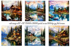 Mountain Cabin by the Lake Wind Spinners Designs, vol. 1 Product Image 2