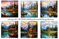 Mountain Cabin by the Lake Wind Spinners Designs, vol. 2 Product Image 2
