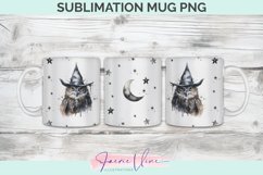 Owl Watercolor Mug Sublimation Product Image 1