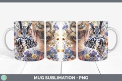 GorgeousWatercolor Mug Wrap design.