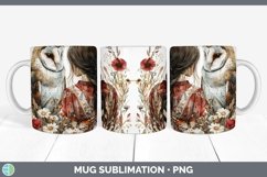 GorgeousWatercolor Mug Wrap design.