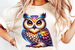 watercolor owl clipart, owl png sublimation, woodland owl design, mystical owl printable, forest owl watercolor, rustic owl clipart, cute owl png art, owl sublimation design, boho owl illustration, owl digital download
