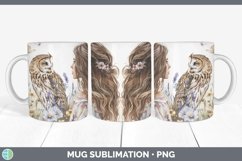 GorgeousWatercolor Mug Wrap design.