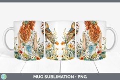 GorgeousWatercolor Mug Wrap design.