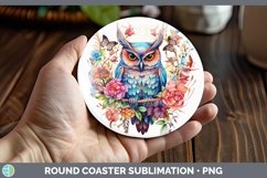 GorgeousWatercolor Round Coaster design.