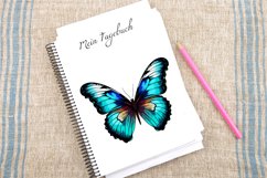 Watercolor Painted Butterflies Clipart Bundle Product Image 4