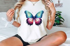 Watercolor Painted Butterflies Clipart Bundle Product Image 3